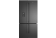 Electrolux 562L UltimateTaste 700 Quad Door Fridge With Water- Matte Charcoal Black