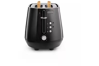 Delonghi Eclettica 2 Slice Bold Black Toaster
