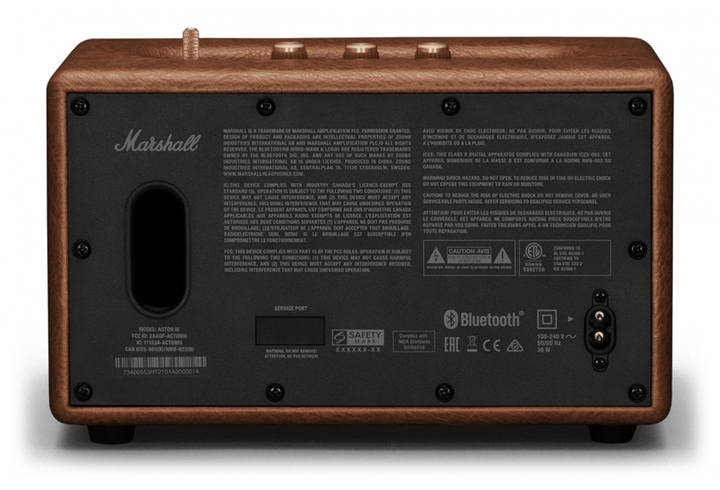 251814   marshall acton iii wireless bluetooth speaker brown %283%29