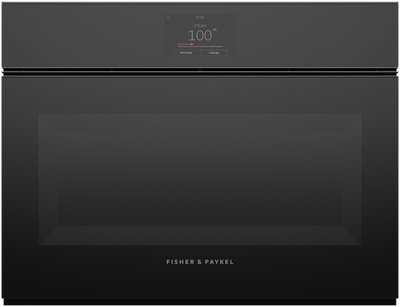 Os60nmtnb1   fisher   paykel 60cm 23 function combination steam oven black glass %281%29