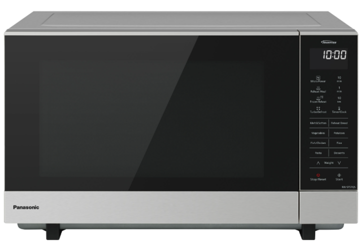 Nn sf57qsqpq panasonic 27l microwave 1000w flatbed stainless steel %282%29