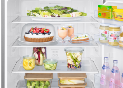 Srl4200s samsung 427l bottom mount fridge freezer silver %286%29