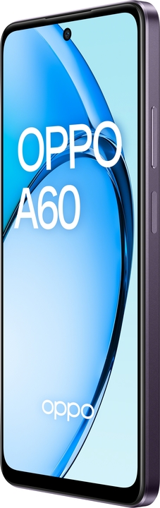 Oppo a60 4g midnight purple front right 45 rgb %28lock up%29