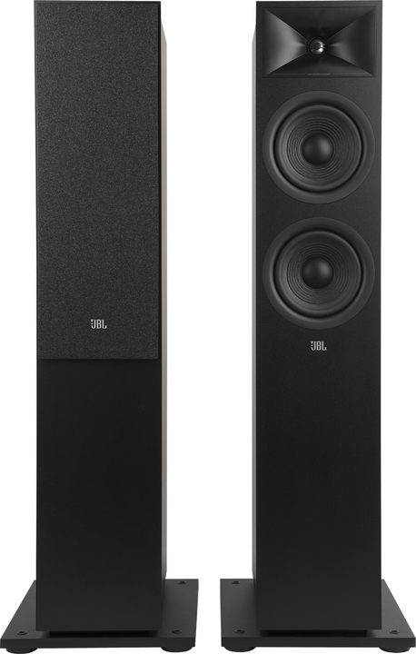Jbl260fblk pair   jbl stage 260f 2.5 way dual 6.5 inch floorstanding speaker black pair %282%29