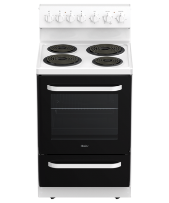 Hor60s4ccrw1 haier 60cm freestanding range with coil element   h100 series %283%29