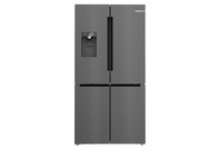 Bosch Series 6 574L French Door Bottom Freezer, Brushed Black Steel Anti-Fingerprint