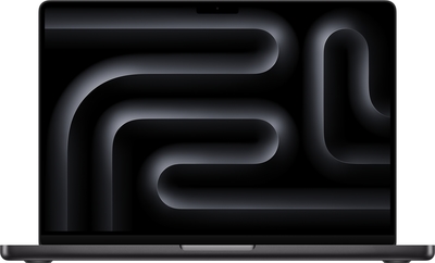 Macbook pro 14 in m4 space black pure front screen  usen