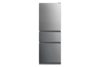 Mitsubishi 328l Bottom Mount Multi-Drawer Fridge - Left Hinge - Silver