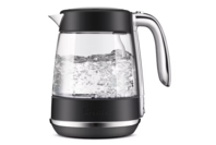 Breville Crystal Luxe Glass Kettle with Black Stainless Steel Trim