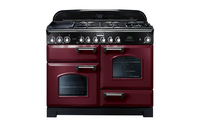 Falcon Classic 110 Deluxe Cranberry Chrome - Dual Fuel/Gas