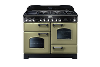 Falcon Classic 110 Deluxe Olive Green Chrome - Dual Fuel/Gas