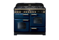 Falcon Classic 110 Deluxe Regal Blue Brass - Dual Fuel/Gas