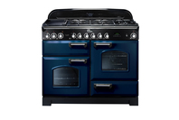 Falcon Classic 110 Deluxe Regal Blue Chrome - Dual Fuel/Gas