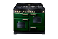 Falcon Classic 110 Deluxe Racing Green Brass - Dual Fuel/Gas