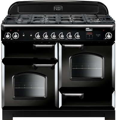 Rs17907 falcon classic 110 dual fuel in black with chrome trim australia