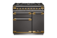 Falcon Elise 90 Luxe Slate Antique Brass - Dual Fuel/Gas