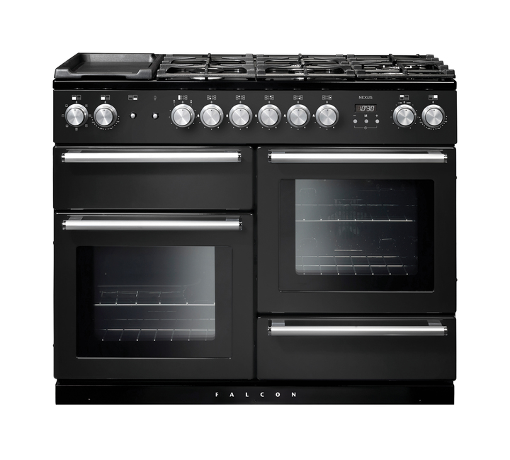 Rs16567 falcon nexus 110 dual fuel in charcoal black with satin chrome trim