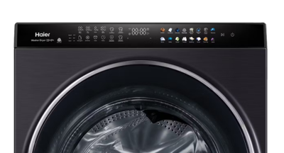 Hwdx1590ctb1 haier 15kg front loading washing machine   9kg condenser dryer combo   black %289%29