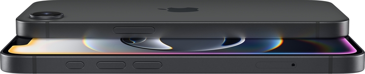 Iphone 16e black hero horizontal apple intelligence screen  wwen