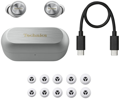Eah az100e s   technics az100 noise cancelling true wireless headphones silver %285%29