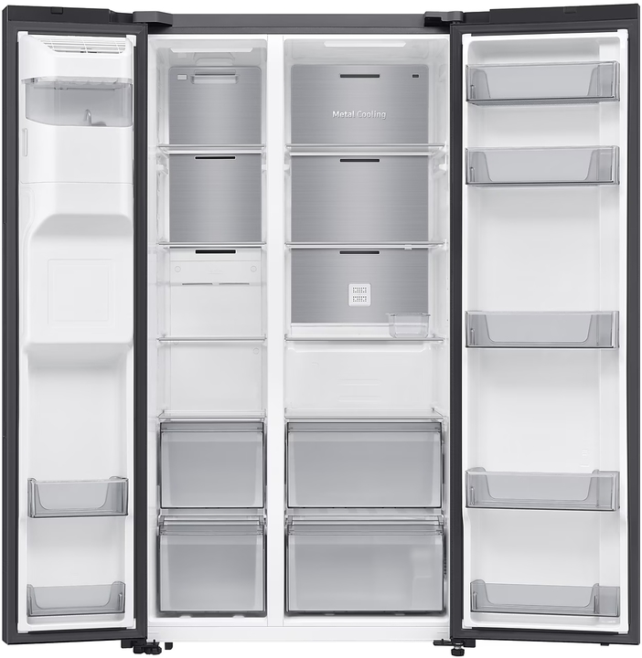 Srs6200s   samsung 635l side by side ice   water refrigerator in black %285%29
