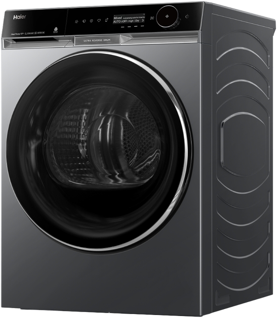 Hdhp10pxb1   haier 10kg 600 series dark heat pump dryer %283%29