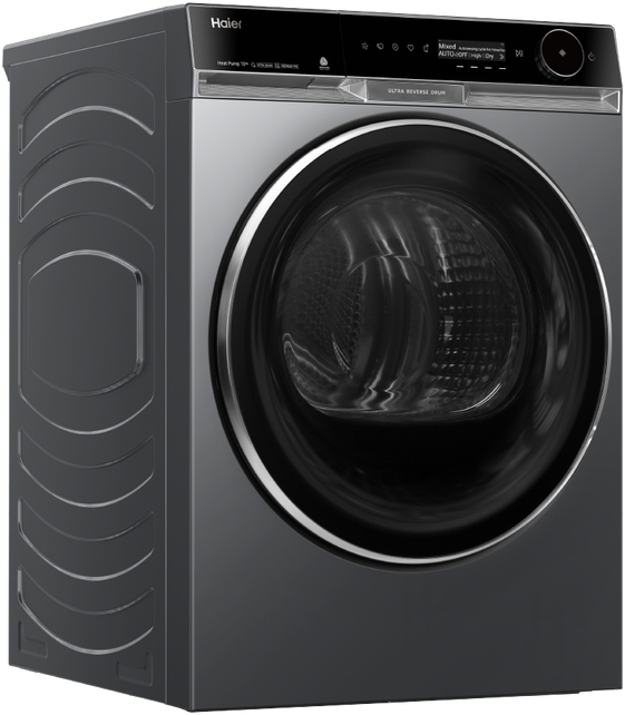 Hdhp10pxb1   haier 10kg 600 series dark heat pump dryer %284%29