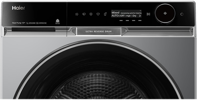 Hdhp10pxb1   haier 10kg 600 series dark heat pump dryer %285%29